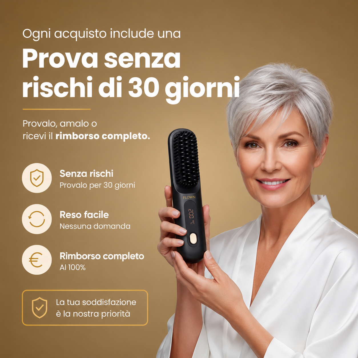 SilkBrush™ – Spazzola Termica Lisciante Professionale
